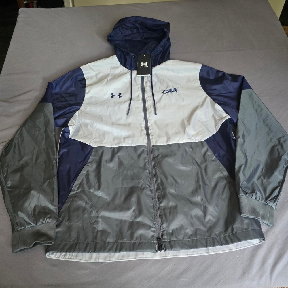 Under Armour Windbreaker Mens Large CAA football Team Legacy jacket‎